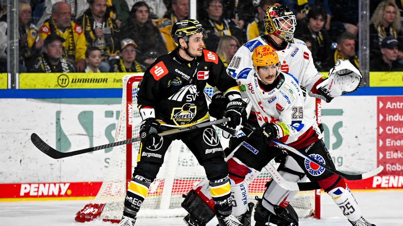 Krefeld Pinguine im DEL-Auftaktspiel 1:3 gegen die Fischtown Pinguins Bremerhaven