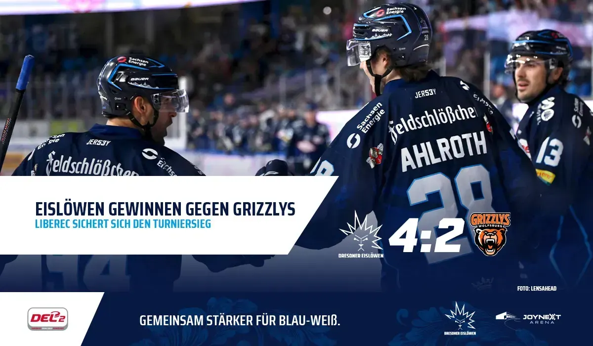 Eislöwen drehen 0:2 und holen Platz drei gegen Wolfsburg