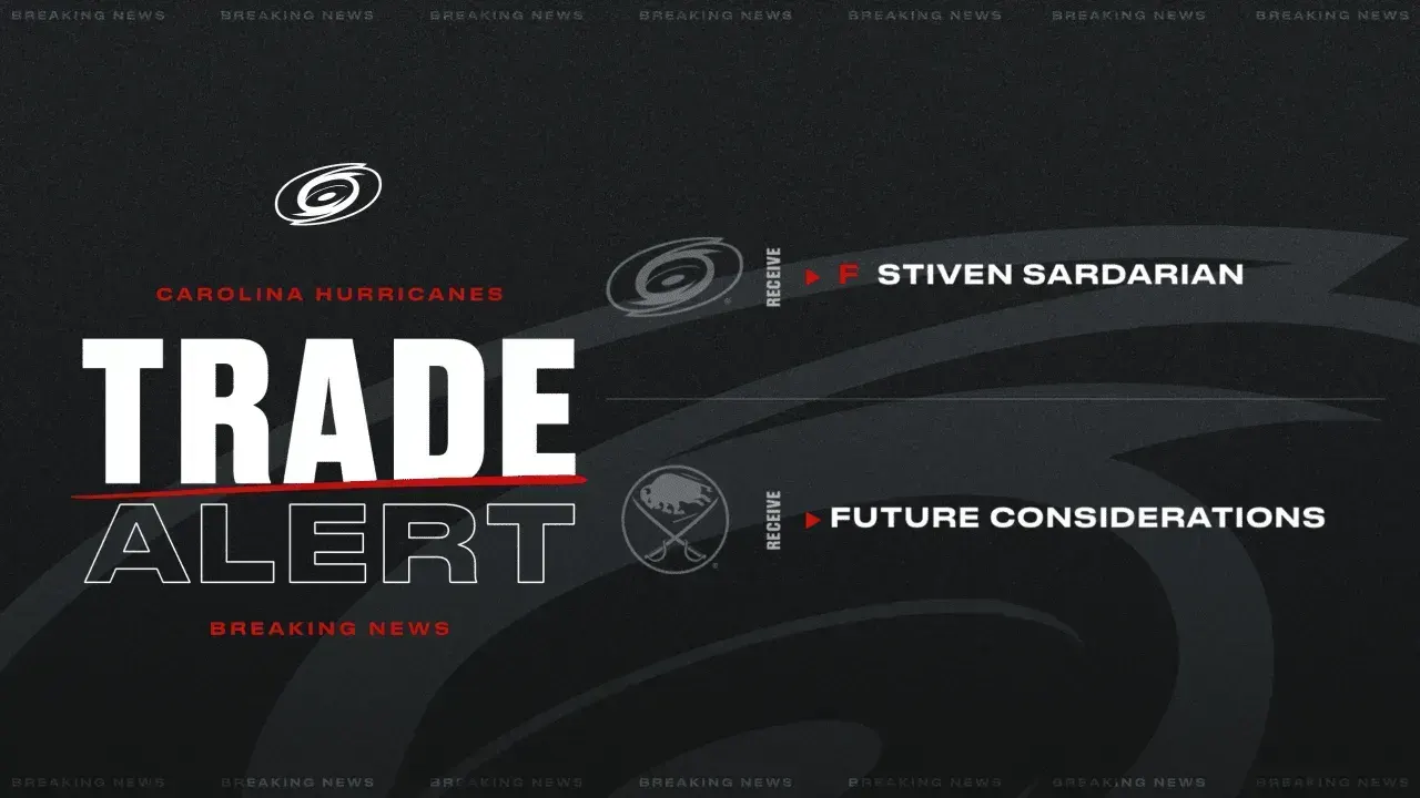 Hurricanes holen Sardarian aus Buffalo